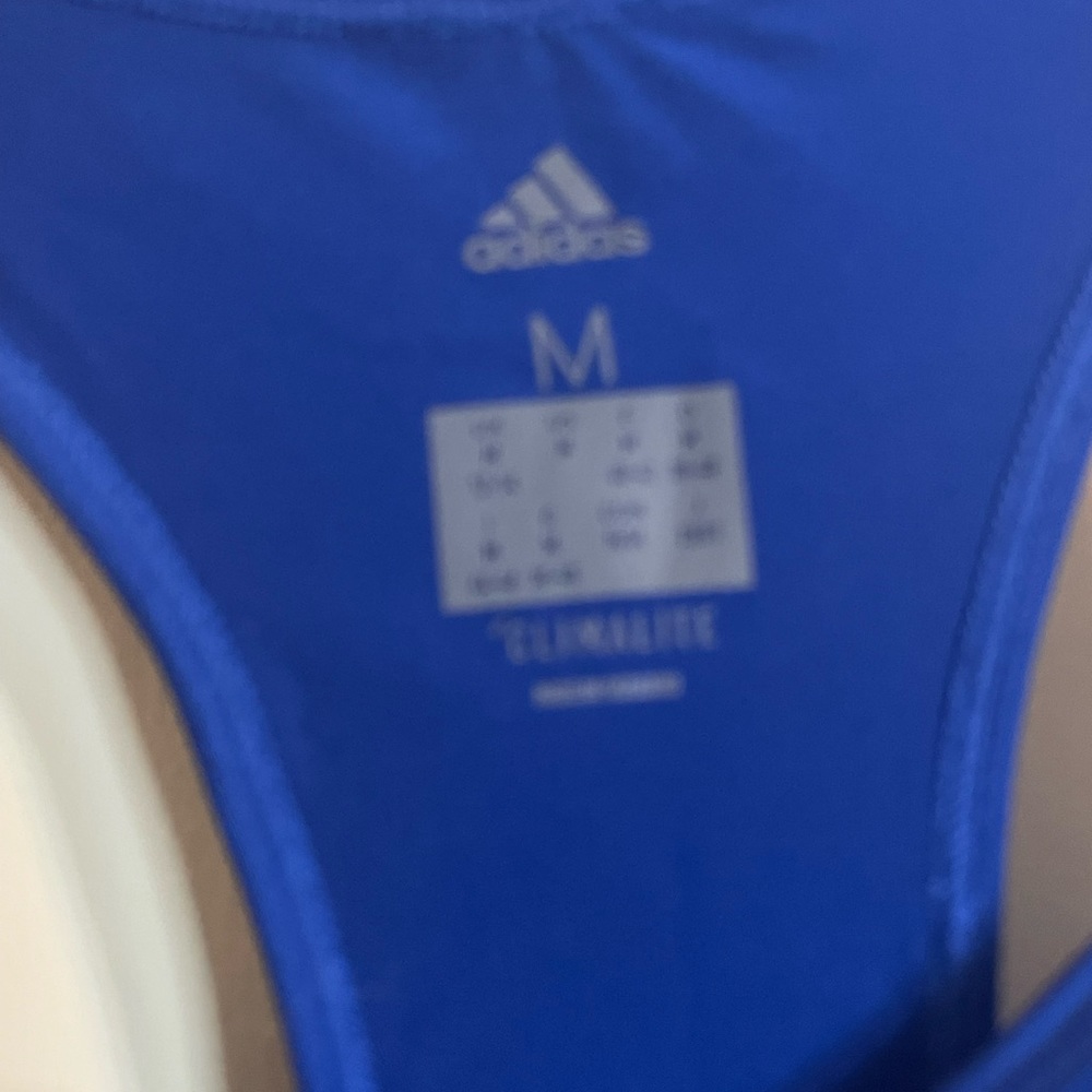 Adidas Kansas racer back tank. Size medium - Picture 2 of 3